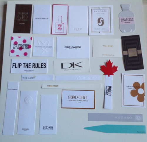Lot cartes a parfumer - lot,