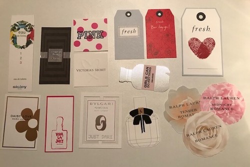 Lot cartes a parfumer - 15,